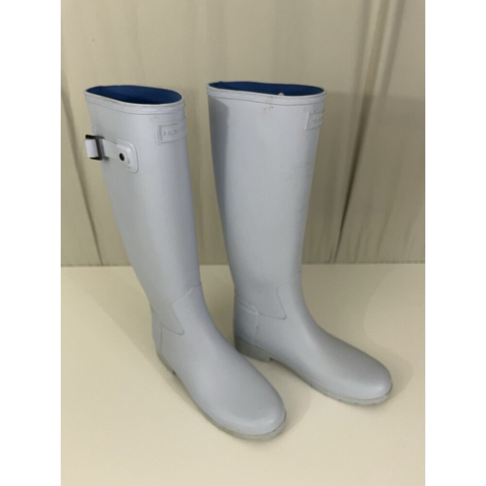Hunter Women's Refined Rain Boots - Light Gray